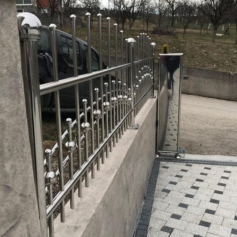 Inox ograda za dvorište PRO-MONTAŽA Srebrenik